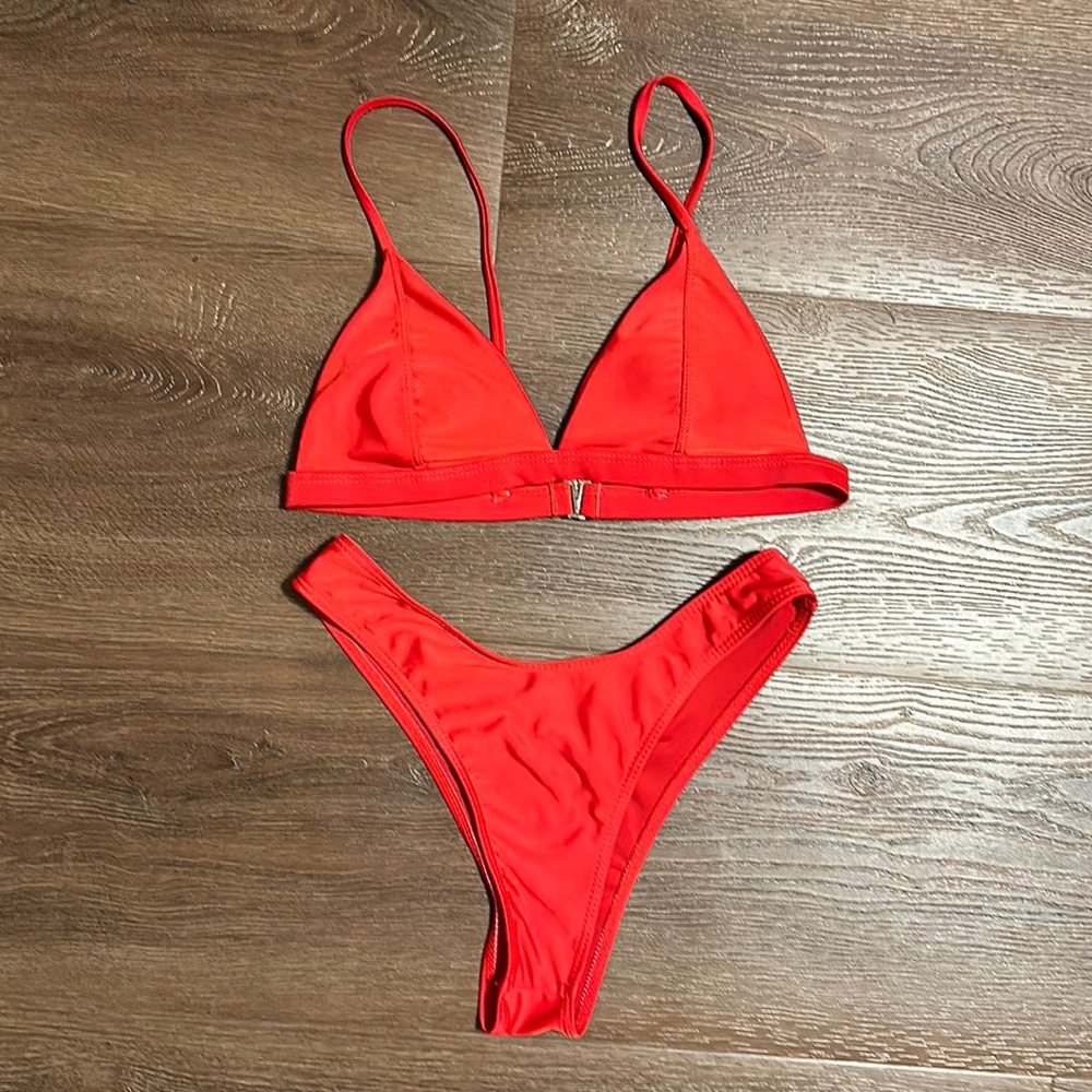 Red Swimsuit S Size
